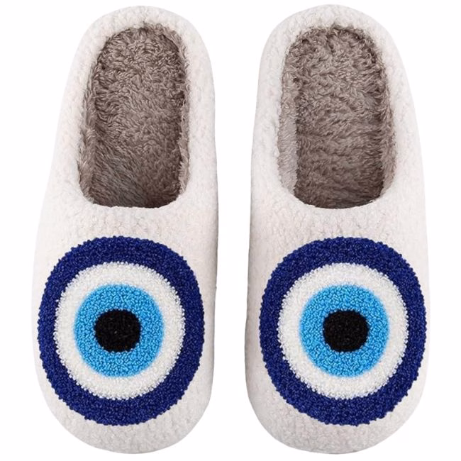evil eye slippers