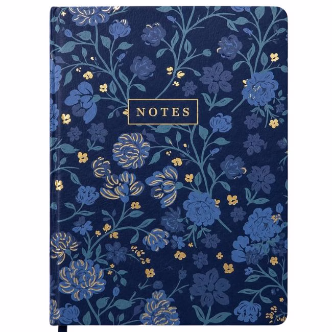 floral lay flat notebook journal