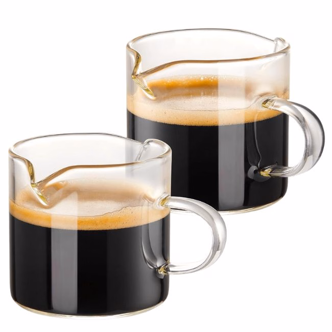 glass espresso cups with handles