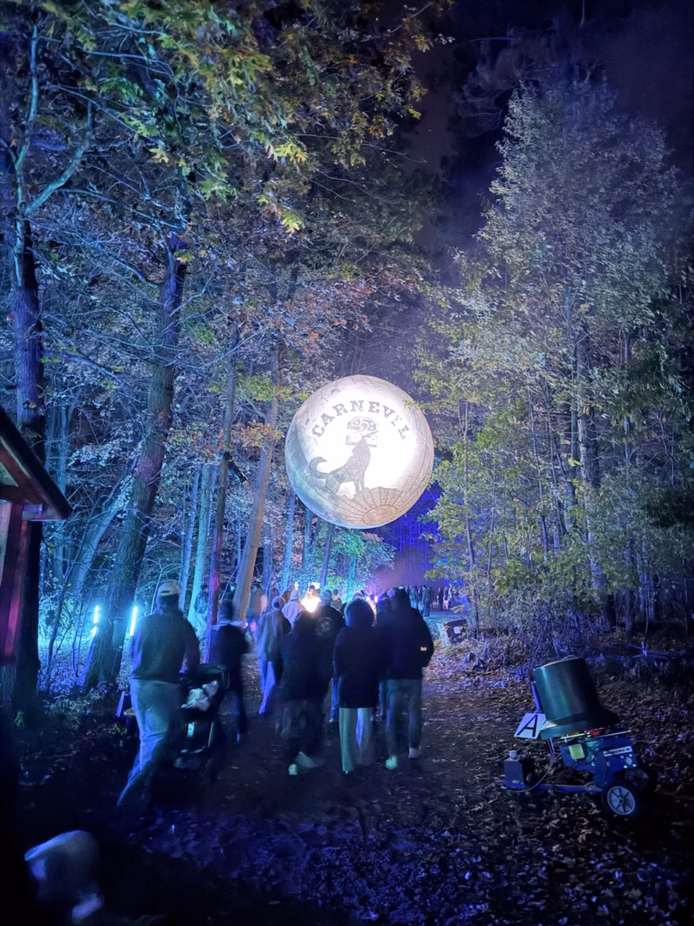 halloween forest walk
