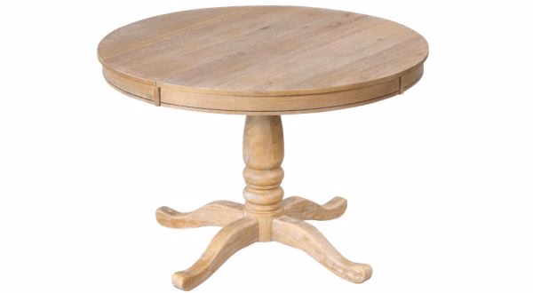 hardwood round dining table