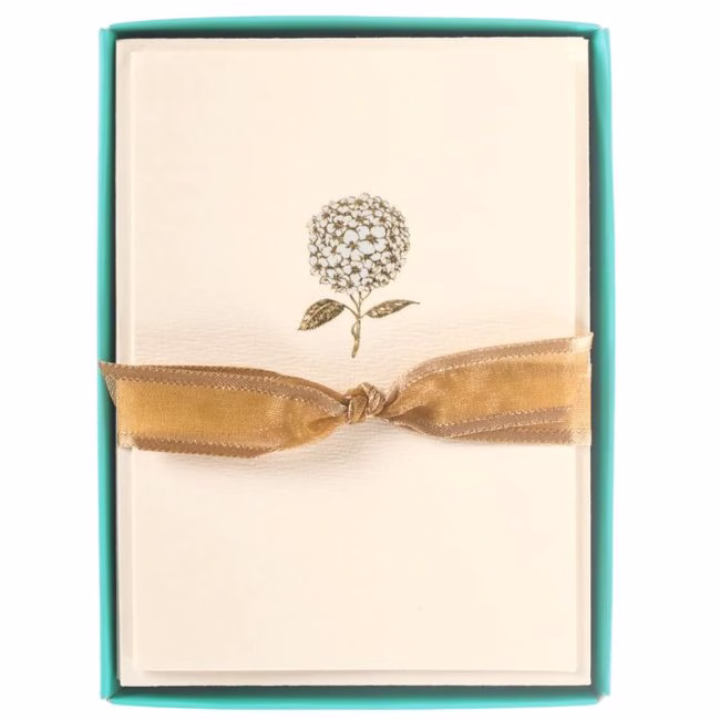 hydrangea notecard set