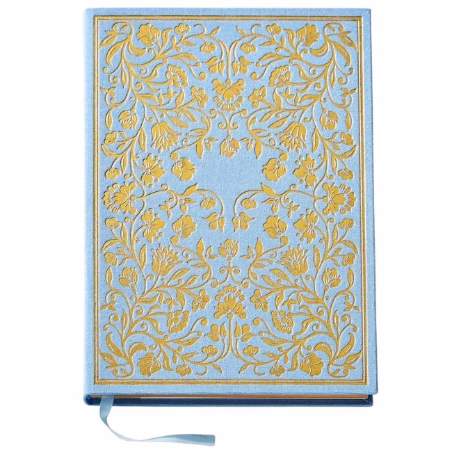 levenger gold foil notebook stationery