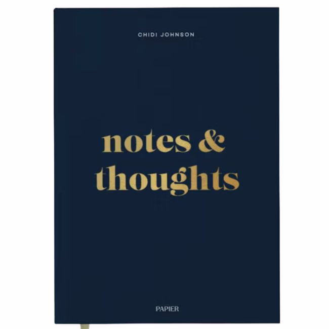 notes and thoughts notebook
