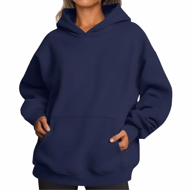 oversized hooded sweatshirt