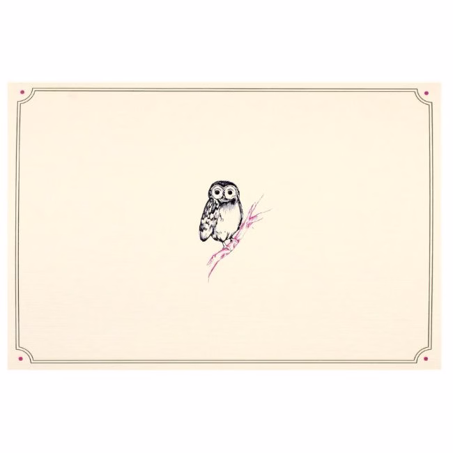 owl portrait notecard