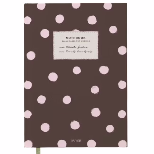 polka dot bullet journal