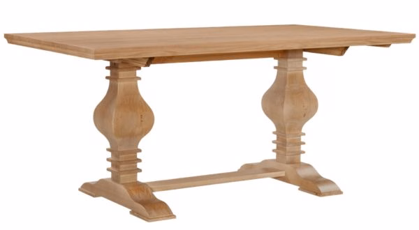 pottery barn banks dining table dupe lookalike