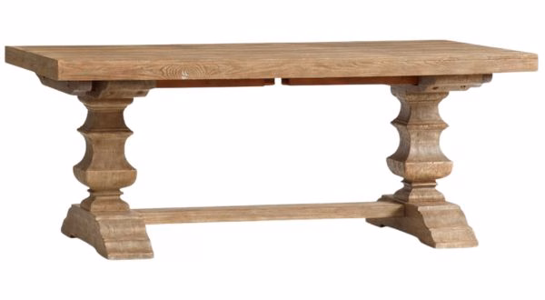 pottery barn banks dining table