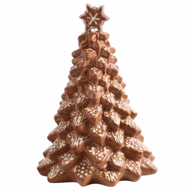 pottery barn handcrafted gingerbread tree