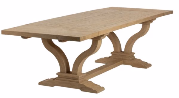 pottery barn mayen dining table dupe lookalike
