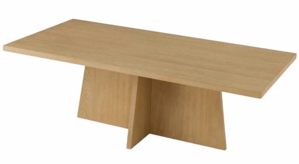 pottery barn newport dining table lookalike dupe