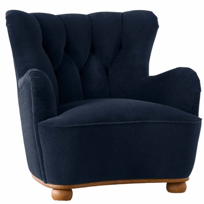tufted plush oversized comfortable reading chair