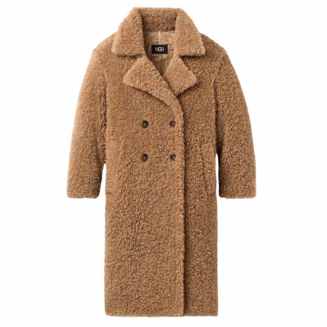 ugg full length teddy coat