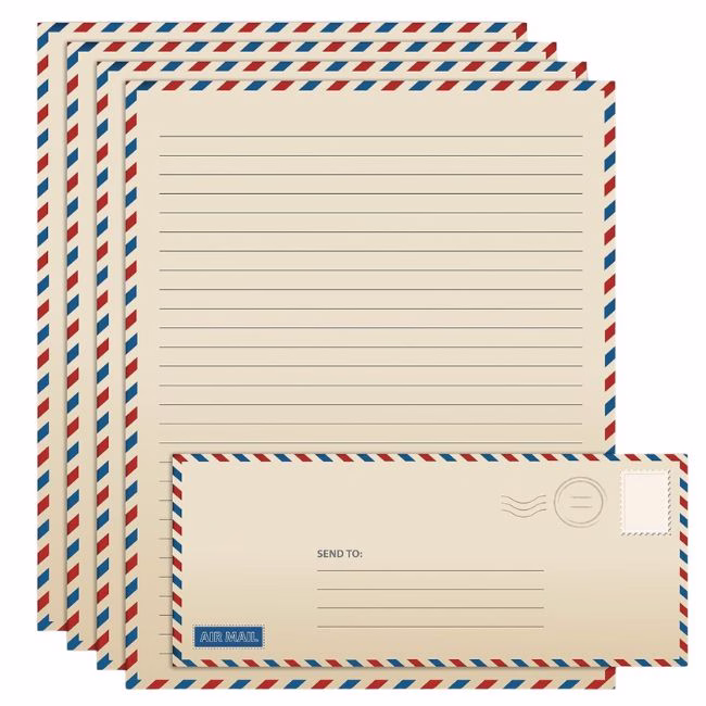 vintage airmail stationery