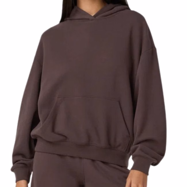 vuori brown classic hoodie