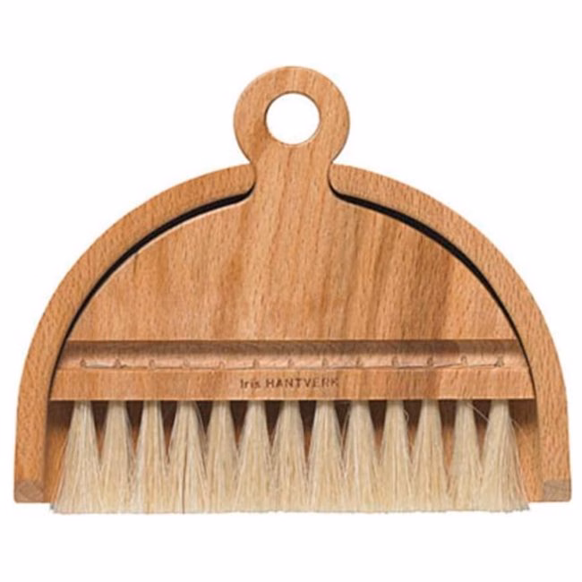 wood handled coffee brush