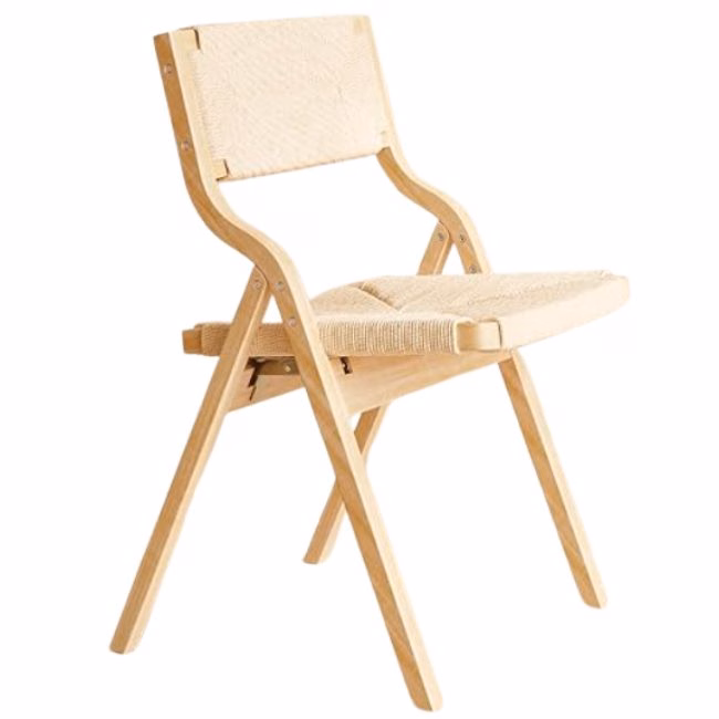 woven folding chair